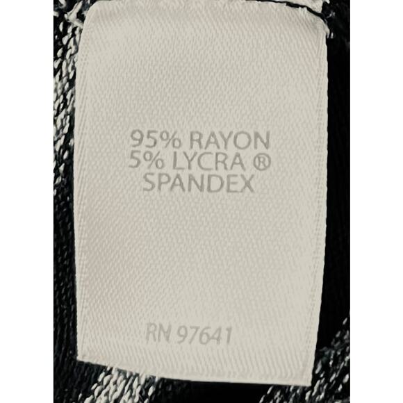 J.JILL WEAREVER 3/4 RAGLAN SLV PULL-OVER BLOUSE, WOMENS, MP, BLACK GREY STRIPES - Picture 11 of 12